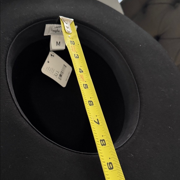 Free People NWT Hat Black with Leaf and Cord accent - Picture 5 of 6